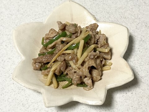 簡単⭐︎青椒肉絲